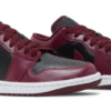 Jordan 1 Low Black Dark Beetroot
