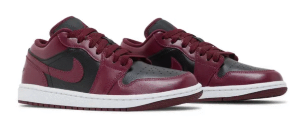 Jordan 1 Low Black Dark Beetroot