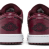 Jordan 1 Low Black Dark Beetroot