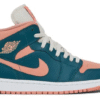 Jordan 1 Mid Dark Teal Green W