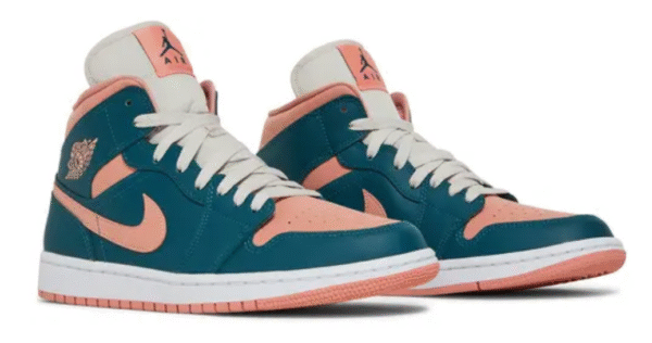 Jordan 1 Mid Dark Teal Green W